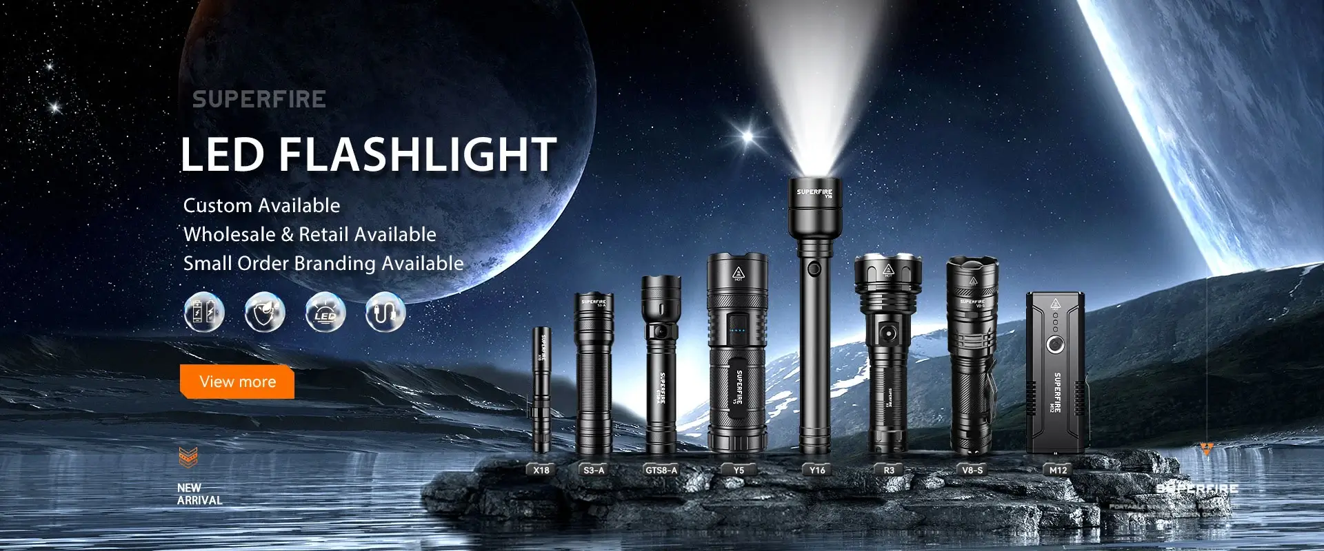 Lampe de poche LED