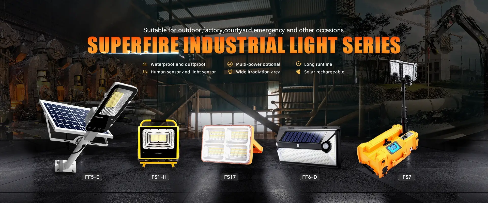 Série de lumière industrielle Superfire