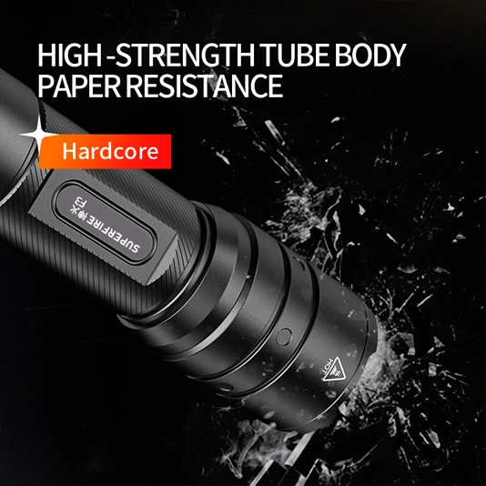 SUPERFIRE F3 530 Lumens Rechargeable Zoomable Tactique Lampe de Poche