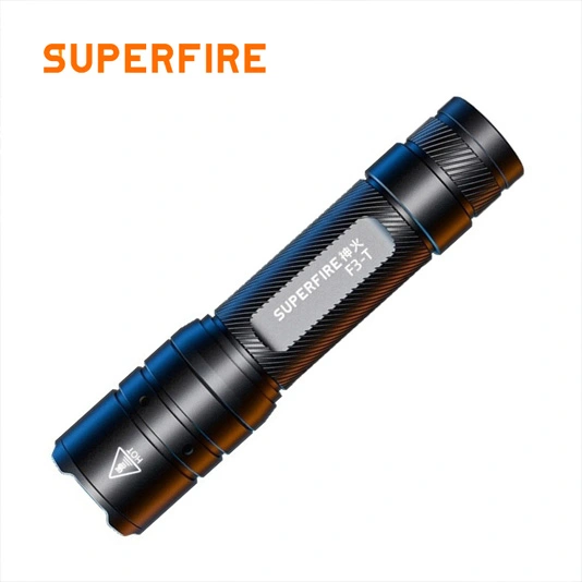 SUPERFIRE F3-T 600 Lumens Zoom Télescopique Lampe de Poche Tactique