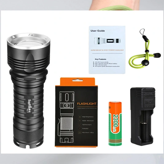 SUPERFIRE F11-T 10w Cree LED lampe de poche zoom rechargeable