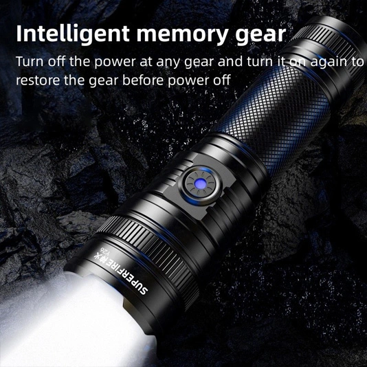 SUPERFIRE Y26 2000 lumens Focus télescopique Zoomable Lampe de poche