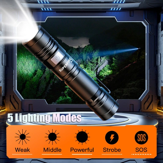 SUPERFIRE A2-P50 500 Lumens Mini lampe de poche taille