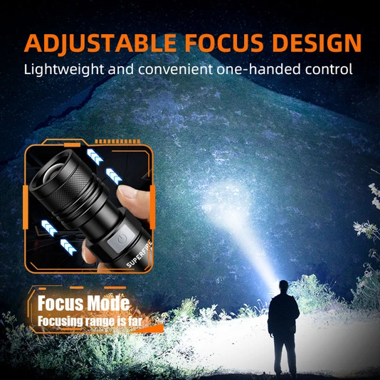 SUPERFIRE A2-P50 500 Lumens Mini lampe de poche taille