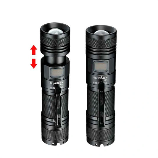 Lampes de poche électriques SUPERFIRE A2-S 800 Lumens