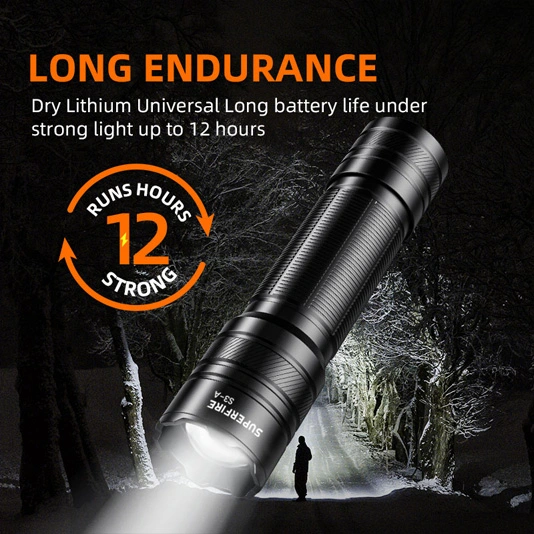 SUPERFIRE S3-A 146 Lumens Mini EDC Lampe de poche