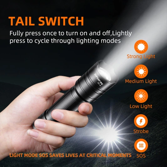 SUPERFIRE S3-A 146 Lumens Mini EDC Lampe de poche