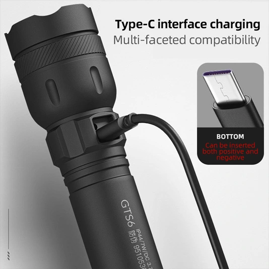 SUPERFIRE GTS6 Super Lumineux Petite Lampe de Poche LED