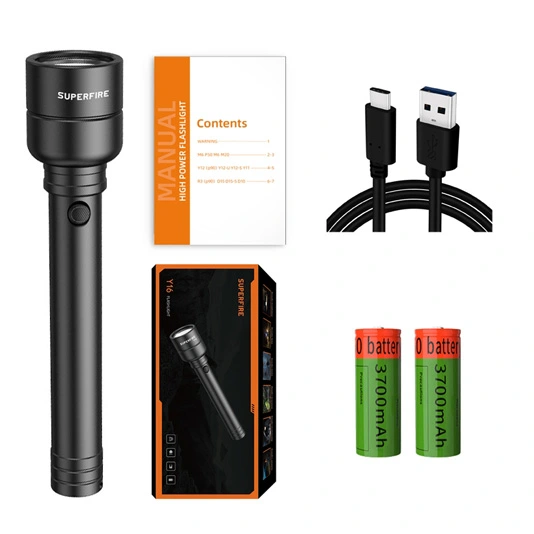 SUPERFIRE Y16 1700 Lumens Lampe de poche LED haute puissance