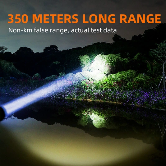 SUPERFIRE R3-P90 2000 Lumens 36w Banque de puissance lampe de poche rechargeable