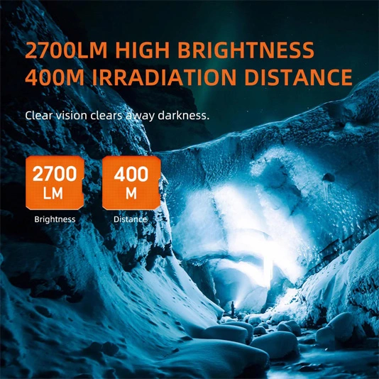 SUPERFIRE L3-P90 2700 Lumens 36W Zoomable LED lampe de poche rechargeable