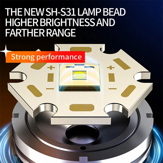 SUPERFIRE Y20 1200 Lumens haute puissance longue portée lampe de poche rechargeable