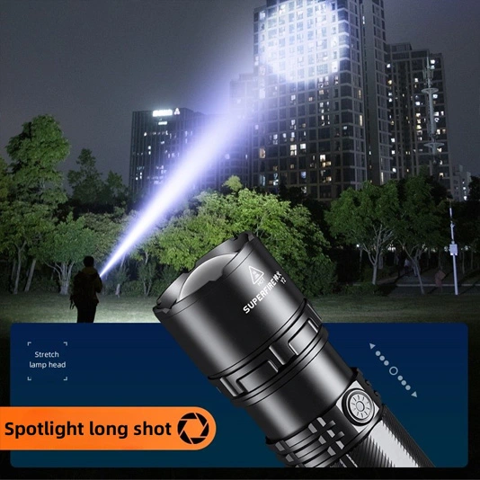 SUPERFIRE Y2 1355 Lumens haute puissance longue distance lampe de poche rechargeable