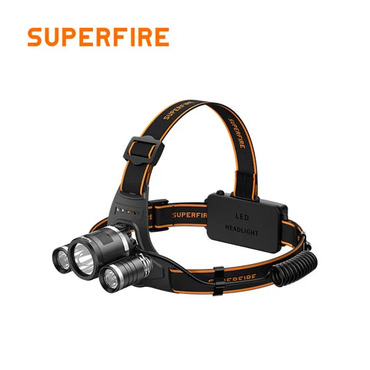 SUPERFIRE HL33 500 Lumens 18650 lampe frontale rechargeable