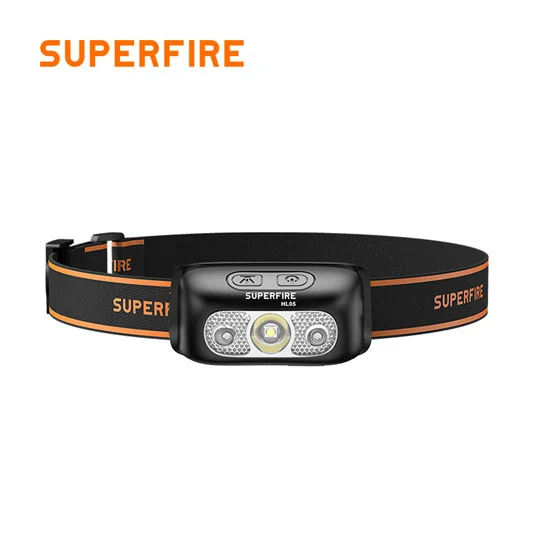 SUPERFIRE HL05 Série 450 Lumens Lampe frontale à LED rechargeable