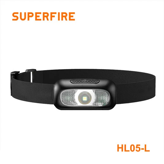 SUPERFIRE HL05 Série 450 Lumens Lampe frontale à LED rechargeable