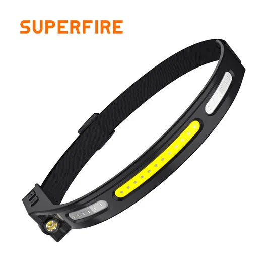 SUPERFIRE HL76 Lampe frontale à LED rechargeable