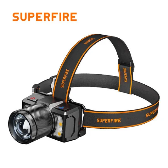 SUPERFIRE HL25 Phare rechargeable super lumineux