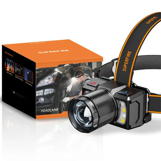 SUPERFIRE HL25 Phare rechargeable super lumineux