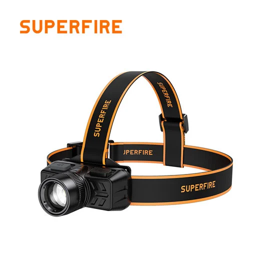 Lampe frontale à zoomable SUPERFIRE HL50