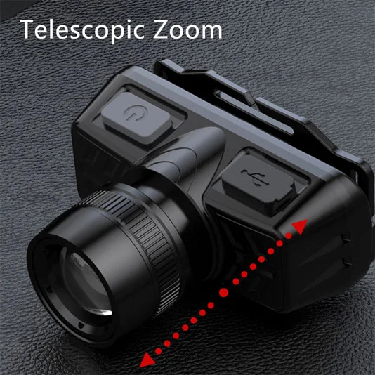 Lampe frontale à zoomable SUPERFIRE HL50