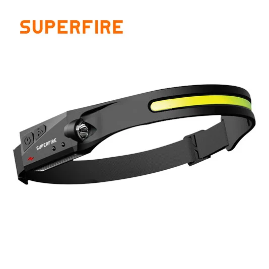 SUPERFIRE HL65 Série Lampe frontale rechargeable avec capteur de mouvement