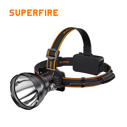 SUPERFIRE HL60 Lampe frontale LED haute puissance rechargeable