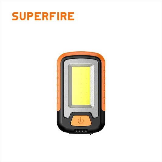 SUPERFIRE G21 rechargeable COB étanche mini lampe de travail LED portable