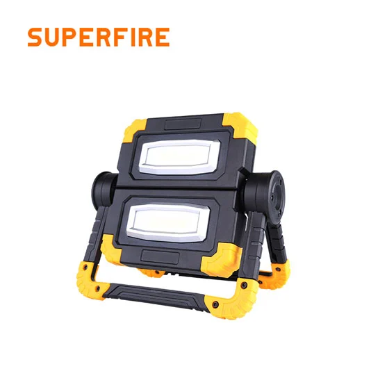 SUPERFIRE G7 puissance rechargeable COB étanche LED lumière de travail portable