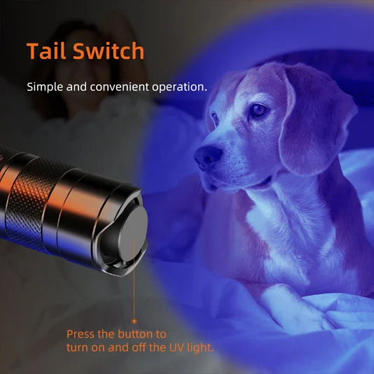 SUPERFIRE Z01 Rechargeable 365nm UV Torche