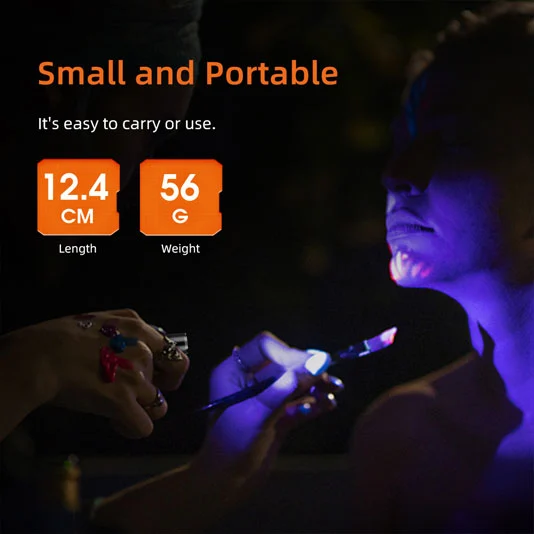 SUPERFIRE Z01 Rechargeable 365nm UV Torche