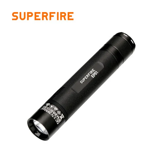 SUPERFIRE EP01 Mini lampe de poche LED à sécurité intrinsèque rechargeable et antidéflagrante