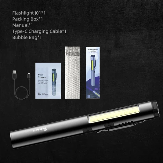 SUPERFIRE J01 Mini Tail Laser Lumière