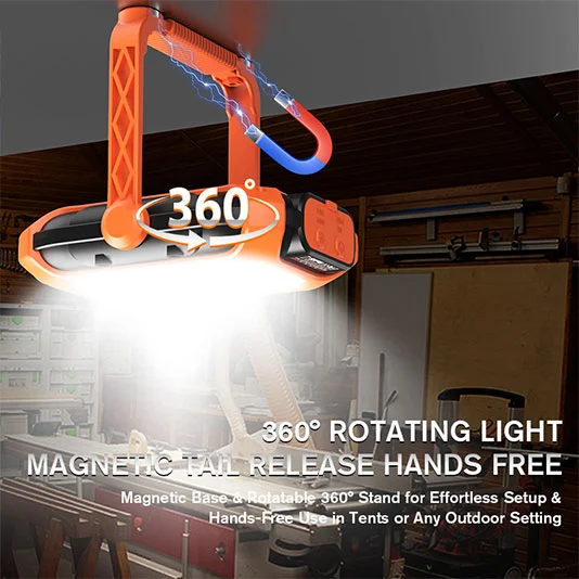 SUPERFIRE GM05 Lumière de travail magnétique solaire