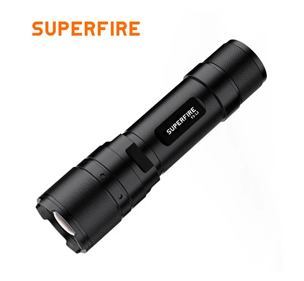 SUPERFIRE F3-L2 570 Lumens Télescopique LED Torche Tactique Lampe de Poche