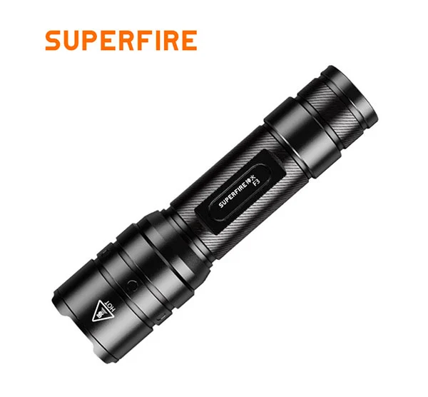 SUPERFIRE F3 530 Lumens Rechargeable Zoomable Tactique Lampe de Poche