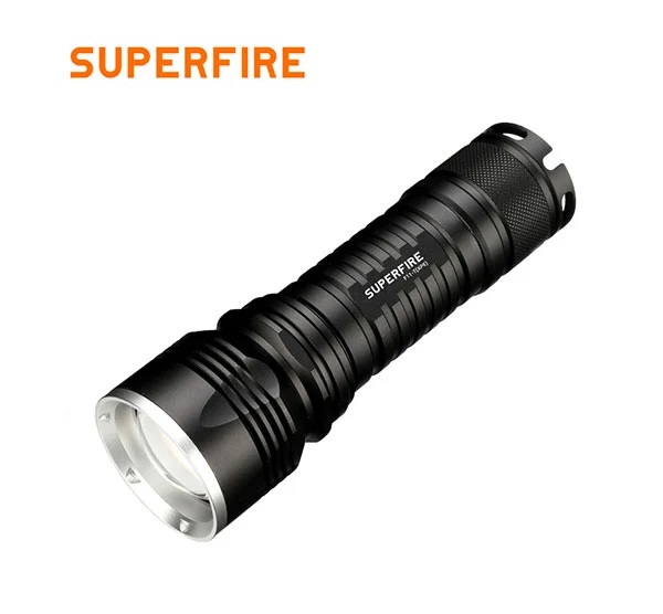 SUPERFIRE F11-T 10w Cree LED lampe de poche zoom rechargeable