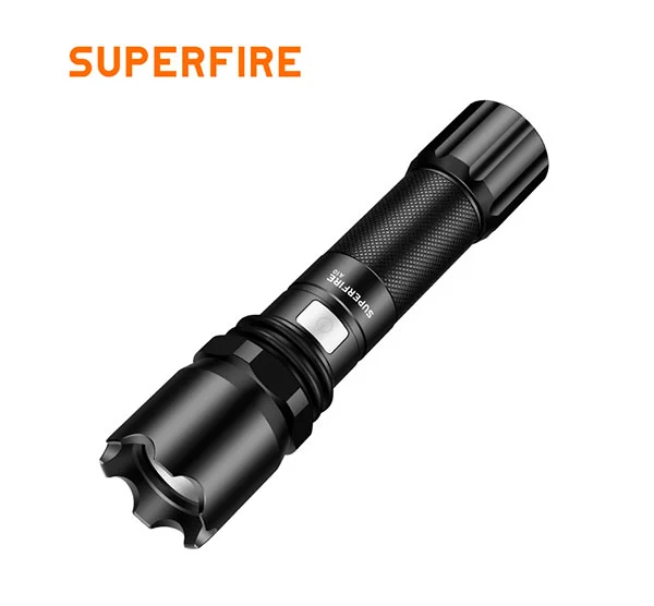 SUPERFIRE A10 324 Lumens tactique LED lampe de poche avec stroboscope