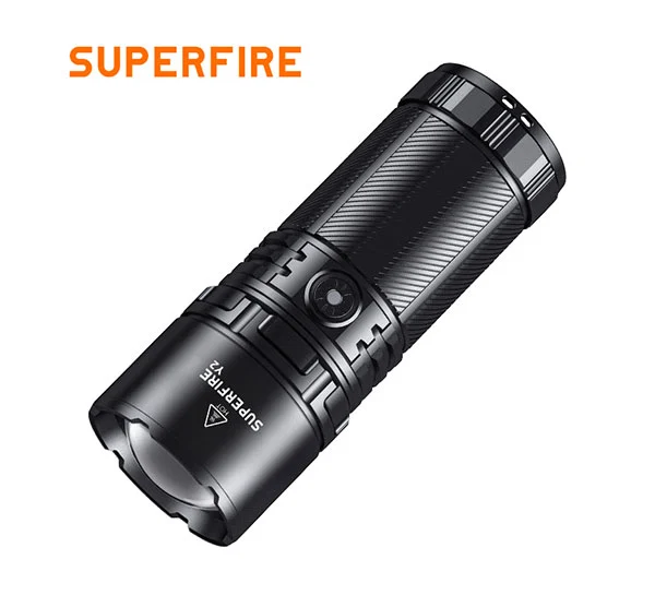 SUPERFIRE Y2 1355 Lumens haute puissance longue distance lampe de poche rechargeable
