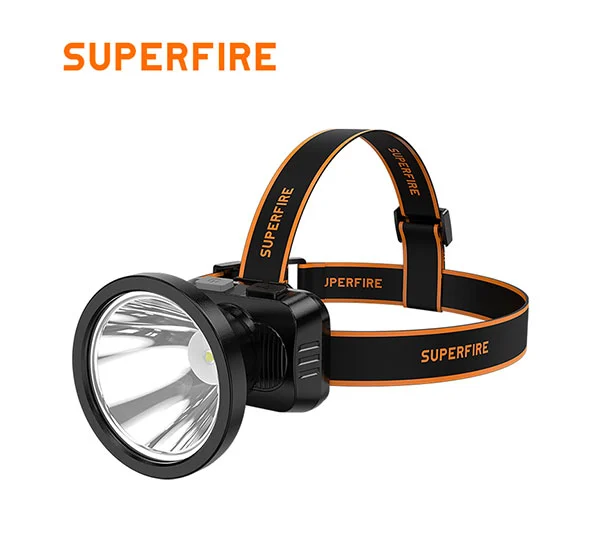 Lampe frontale rechargeable USB SUPERFIRE HL52