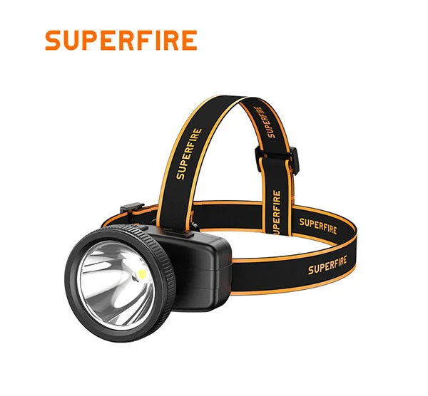 Lampe frontale à LED SUPERFIRE HL55