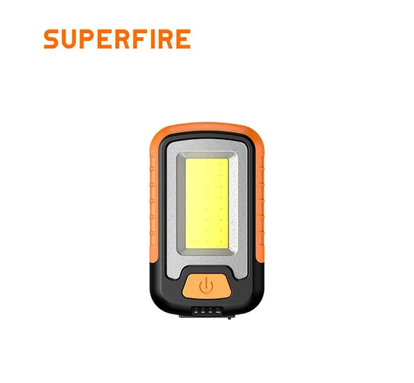 SUPERFIRE G21 rechargeable COB étanche mini lampe de travail LED portable