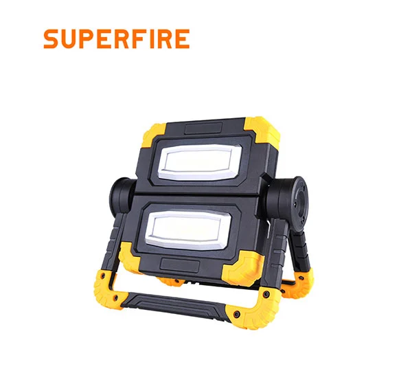 SUPERFIRE G7 puissance rechargeable COB étanche LED lumière de travail portable