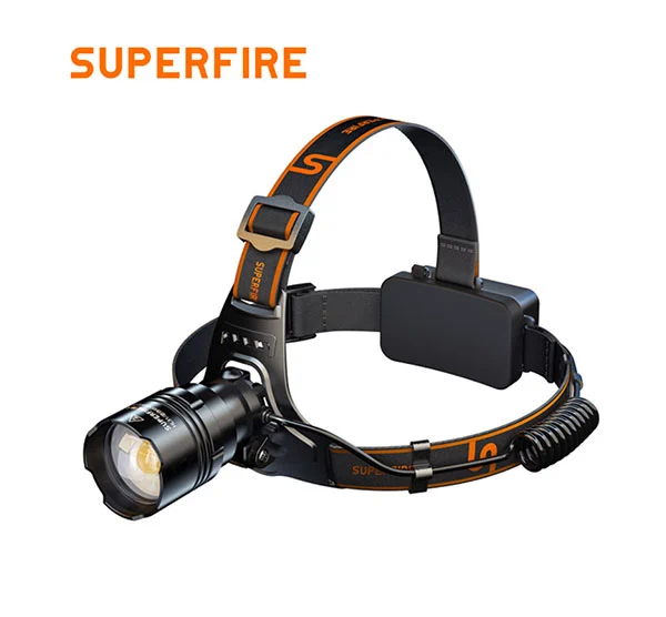 Lampe frontale LED à haute sortie SUPERFIRE HL31