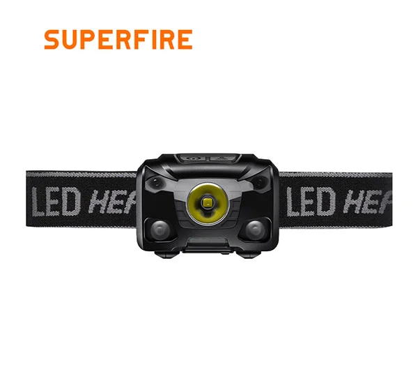 Lampe frontale à capteur de mouvement SUPERFIRE HL78 250 Lumens