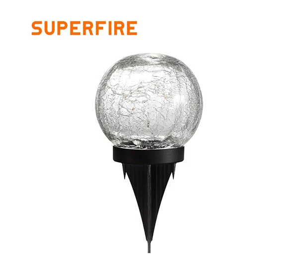 Lumières solaires extérieures enfouis SUPERFIRE FF16-A/-B