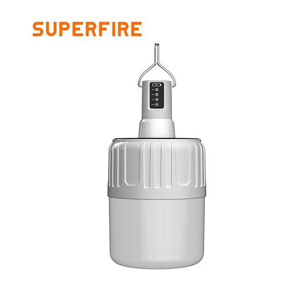 SUPERFIRE T26-S solaire rechargeable LED camping lanterne lumière