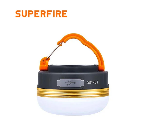 Lumière de camping de banque de puissance de SUPERFIRE T60/T60-A