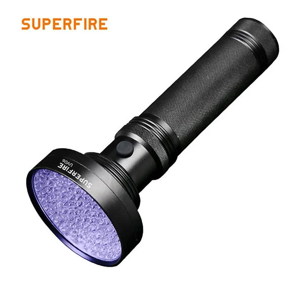 SUPERFIRE UV06 395nm UV lampe de Poche Noir Lumière