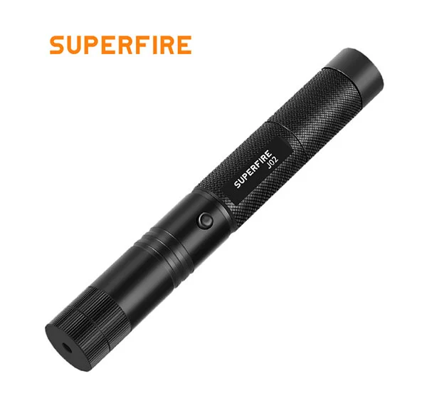SUPERFIRE J02 petite lampe de poche rechargeable LED avec pointeur laser